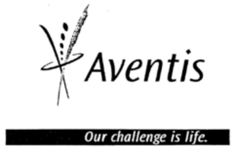 Aventis Our challenge is life. Logo (DPMA, 22.12.1999)