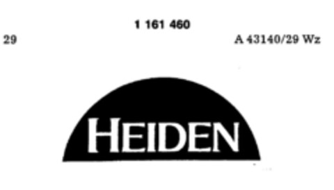 HEIDEN Logo (DPMA, 16.07.1987)