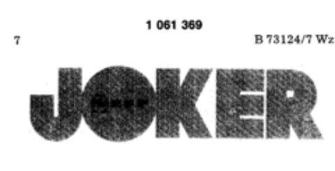 JOKER NEFF Logo (DPMA, 22.09.1983)