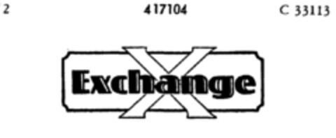 Exchange Logo (DPMA, 22.01.1930)