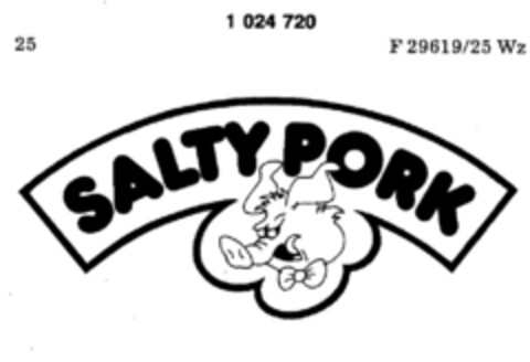 SALTY PORK Logo (DPMA, 24.01.1980)