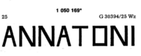 ANNATONI Logo (DPMA, 07.05.1983)