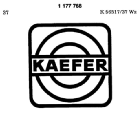 KAEFER Logo (DPMA, 26.07.1990)