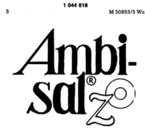 Ambisalzo Logo (DPMA, 28.01.1982)