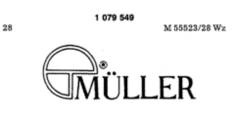 MÜLLER Logo (DPMA, 18.10.1984)