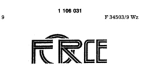 FORCE Logo (DPMA, 23.06.1986)