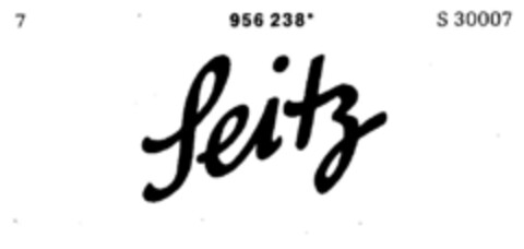 Seitz Logo (DPMA, 23.06.1976)