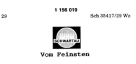 SCHWARTAU Vom Feinsten Logo (DPMA, 06/21/1989)