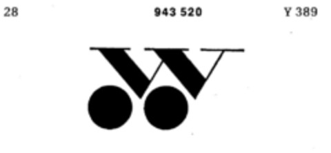 W Logo (DPMA, 19.08.1974)