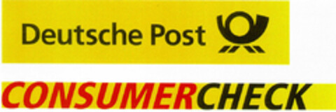 Deutsche Post CONSUMERCHECK Logo (DPMA, 04.03.2000)