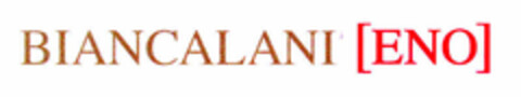 BIANCALANI [ENO] Logo (DPMA, 20.06.2001)