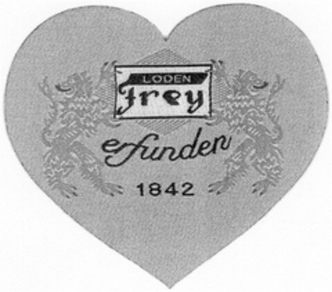 LODEN Frey erfunden 1842 Logo (DPMA, 06.02.2008)