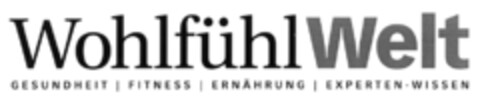WohlfühlWelt GESUNDHEIT | FITNESS | ERNÄHRUNG | EXPERTEN-WISSEN Logo (DPMA, 09.07.2009)