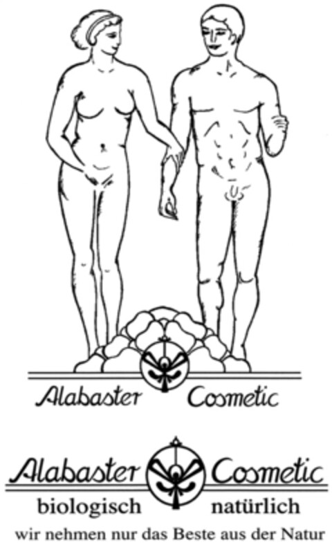 Alabaster Cosmetic biologisch natürlich wir nehmen nur das Beste aus der Natur Logo (DPMA, 26.05.2010)