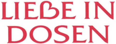 LIEBE IN DOSEN Logo (DPMA, 06/25/2010)