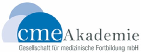 cme Akademie Gesellschaft für medizinische Fortbildung mbH Logo (DPMA, 28.08.2010)