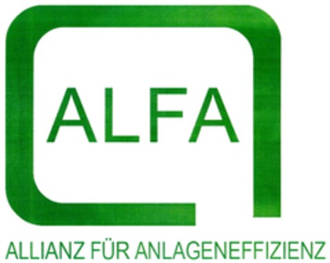 ALFA ALLIANZ FÜR ANLAGENEFFIZIENZ Logo (DPMA, 07/20/2011)