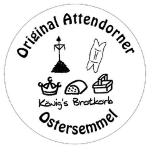 Original Attendorner Ostersemmel König's Brotkorb Logo (DPMA, 23.11.2011)