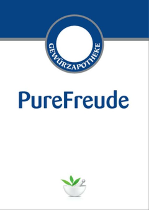GEWÜRZAPOTHEKE PureFreude Logo (DPMA, 17.04.2013)