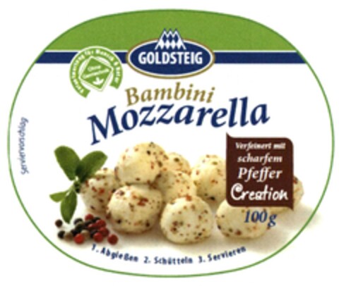 GOLDSTEIG Bambini Mozzarella Logo (DPMA, 01.07.2015)