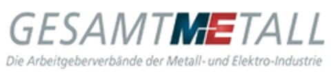 GESAMTMETALL Die Arbeitgeberverbände der Metall- und Elektro-Industrie Logo (DPMA, 17.02.2017)