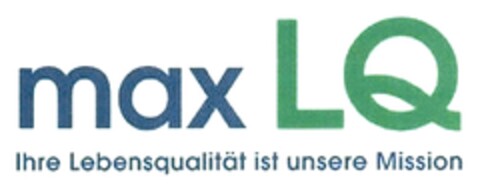 maxLQ Ihre Lebensqualität ist unsere Mission Logo (DPMA, 13.06.2017)