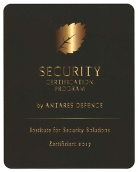 SECURITY CERTIFICATION PROGRAM Logo (DPMA, 01.08.2017)