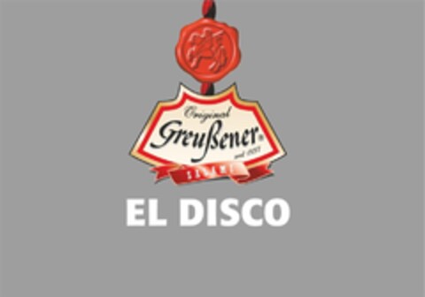 Original Greußener SALAMI EL DISCO Logo (DPMA, 20.02.2017)