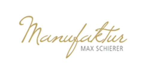 Manufaktur MAX SCHIERER Logo (DPMA, 17.01.2019)