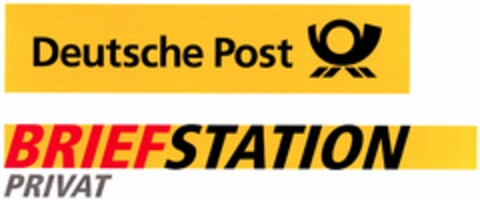 Deutsche Post BRIEFSTATION PRIVAT Logo (DPMA, 19.06.2004)
