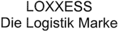 LOXXESS Die Logistik Marke Logo (DPMA, 05.04.2006)