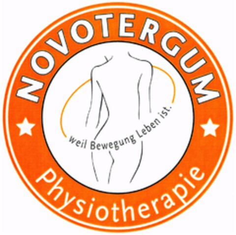 NOVOTERGUM Physiotherapie - weil Bewegung Leben ist Logo (DPMA, 26.06.2007)