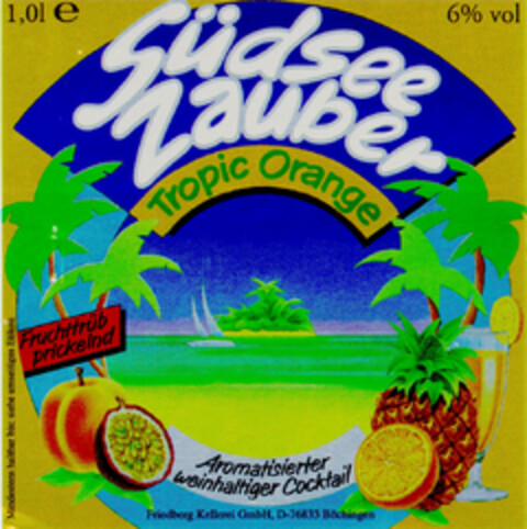 Südsee Zauber Tropic Orange Logo (DPMA, 12.04.1995)