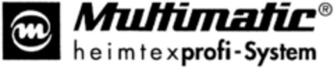 Multimatic heimtexprofi-System Logo (DPMA, 09/14/1995)