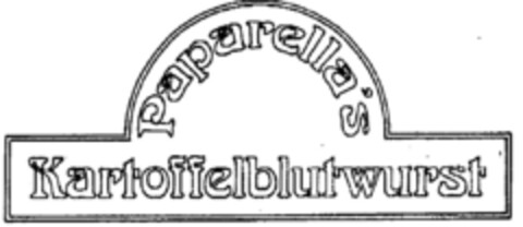 Paparella's Kartoffelblutwurst Logo (DPMA, 09/06/1995)