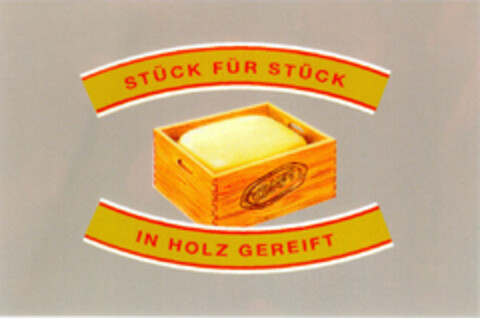 STÜCK FÜR STÜCK IN HOLZ GEREIFT Logo (DPMA, 12.10.1995)