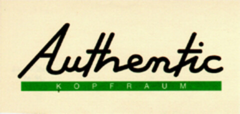 Authentic  KOPFRAUM Logo (DPMA, 05.02.1996)