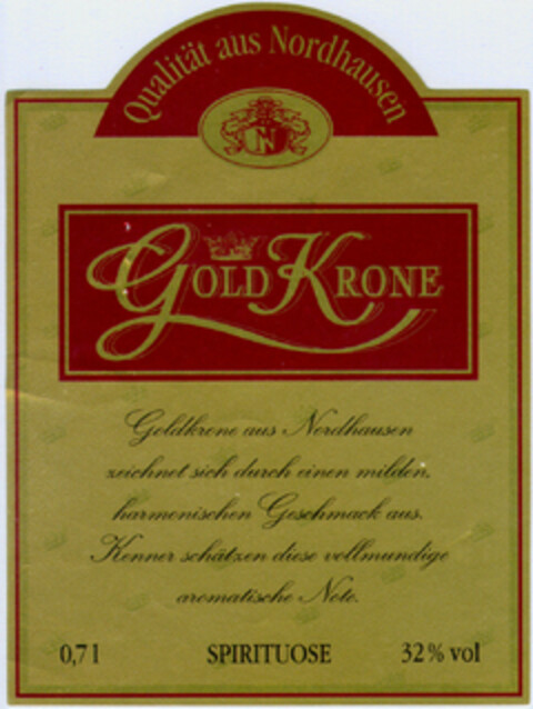 GOLD KRONE Logo (DPMA, 03.04.1997)