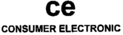 ce CONSUMER ELECTRONIC Logo (DPMA, 13.03.1998)
