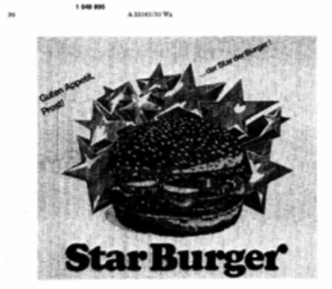 Star Burger Logo (DPMA, 14.05.1980)