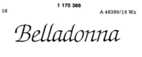 Belladonna Logo (DPMA, 07/07/1990)