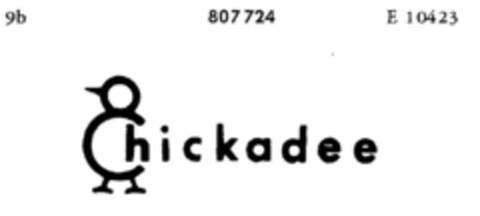 Chickadee Logo (DPMA, 14.11.1964)