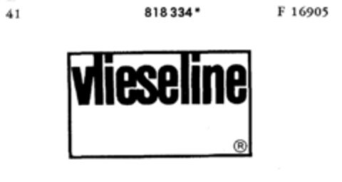 vlieseline Logo (DPMA, 11.03.1966)