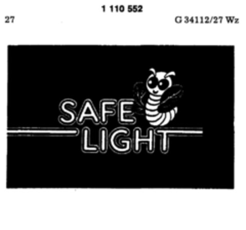 SAFE LIGHT Logo (DPMA, 10.03.1987)