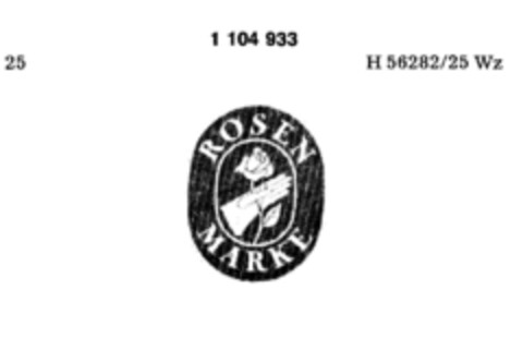 ROSEN MARKE Logo (DPMA, 06/21/1986)