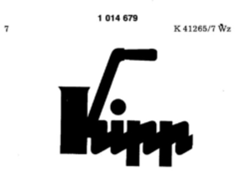 Kipp Logo (DPMA, 13.09.1979)