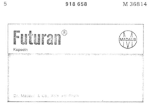 Futuran Kapseln Logo (DPMA, 20.12.1972)