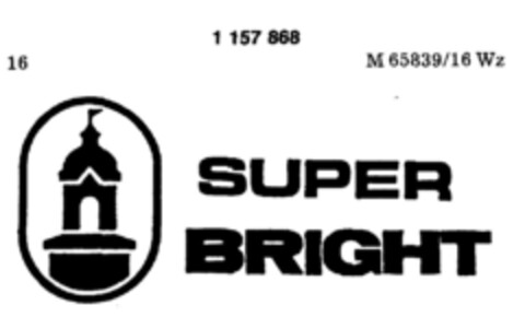 SUPER BRIGHT Logo (DPMA, 20.09.1989)