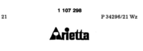 Arietta Logo (DPMA, 18.09.1986)