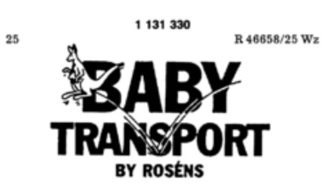 BABY TRANSPORT BY ROSENS Logo (DPMA, 05/02/1988)